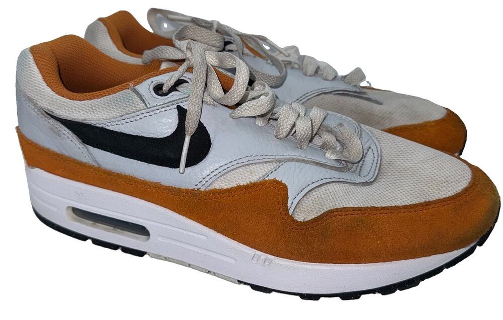 Nike Air Max 1 Monarch White Black Orange Men’s Size 8.5 FN6952-101